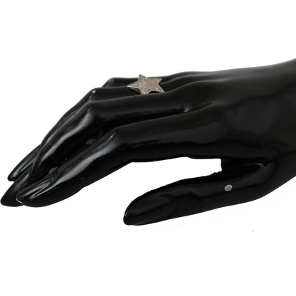 Nialaya Silver Womens Clear CZ Star 925 Ring Nialaya