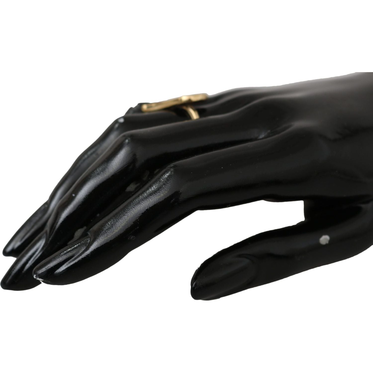 优雅金晶镶嵌戒指