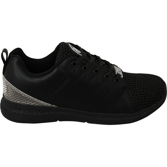 Philipp Plein Black Casual Running Sneakers Shoes 1728,67345645728,Athletic - Sneakers - Shoes,Black,EU36/US5.5,Material: Polyester,New with tags,Philipp Plein,Shoes,Sneakers - Shoes,Sneakers - Women - Shoes,Sport Shoes (athletic shoes) - Sportswear - Clo