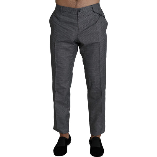Dolce & Gabbana Gray Formal Dress Trouser Slim Fit Pants
