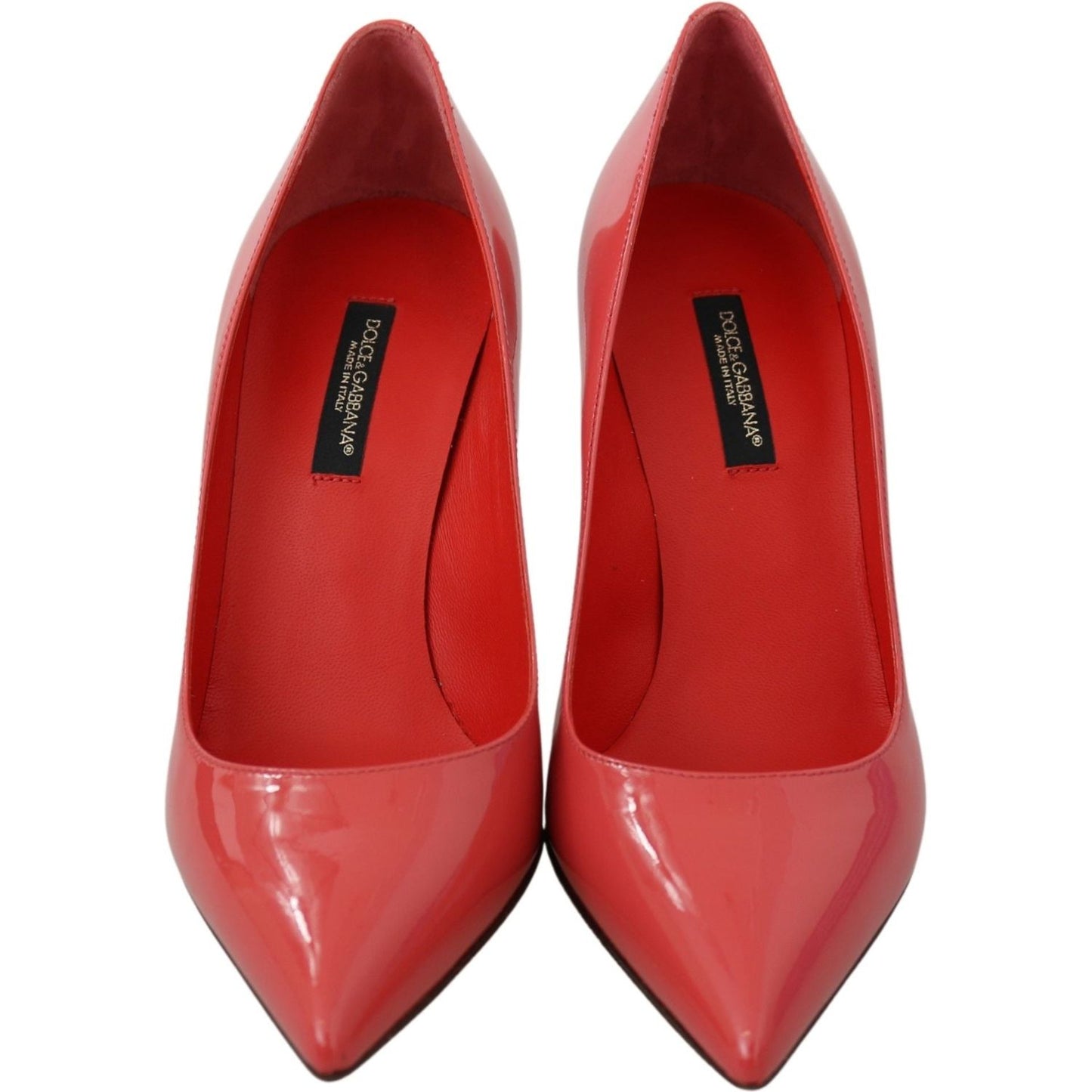 Dolce & Gabbana Dark Pink Patent Leather Heels Pumps