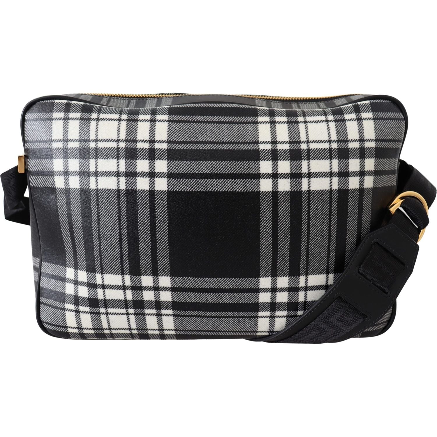 优雅灰色皮革斜挎包