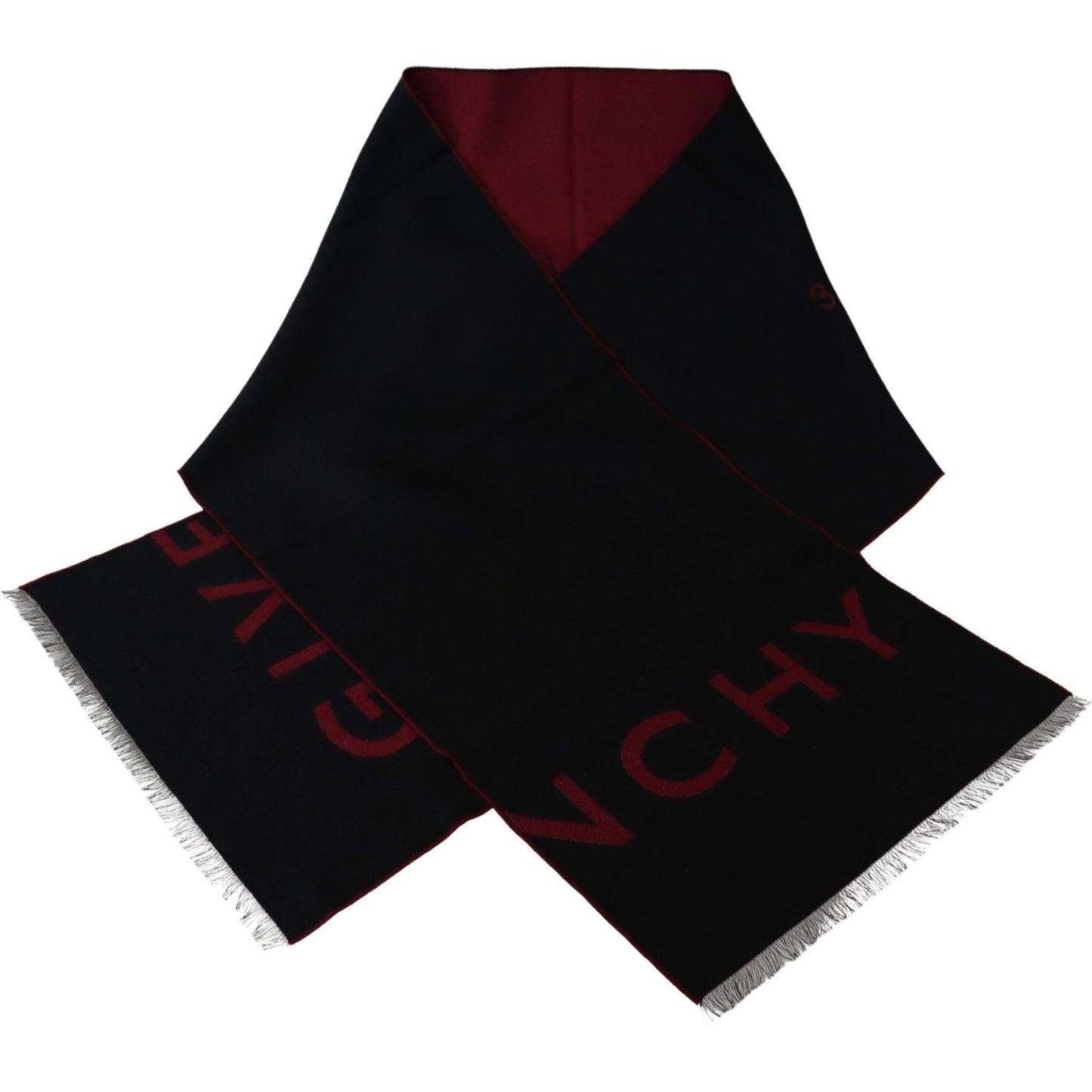 Givenchy Elegant Unisex Wool Silk Blend Scarf Wool Wrap Shawls Givenchy