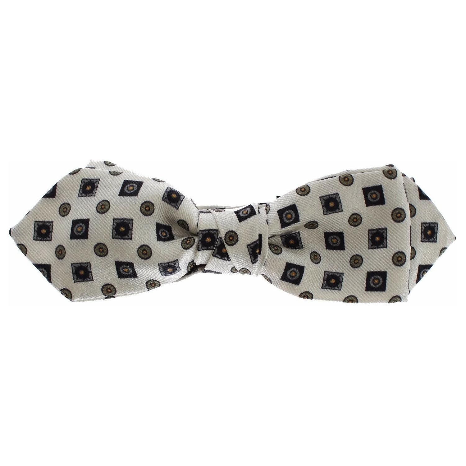 优雅巴洛克风格真丝领带和皮带套装