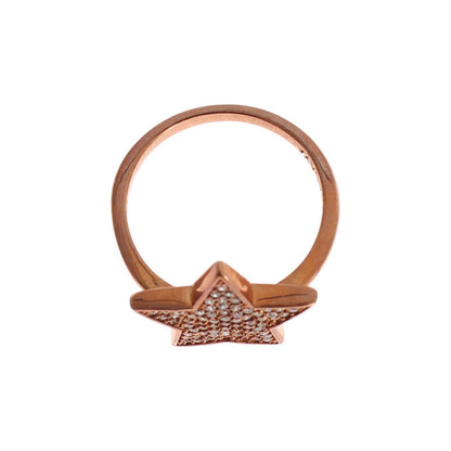 Nialaya Womens Clear CZ Star 925 Silver Ring Nialaya