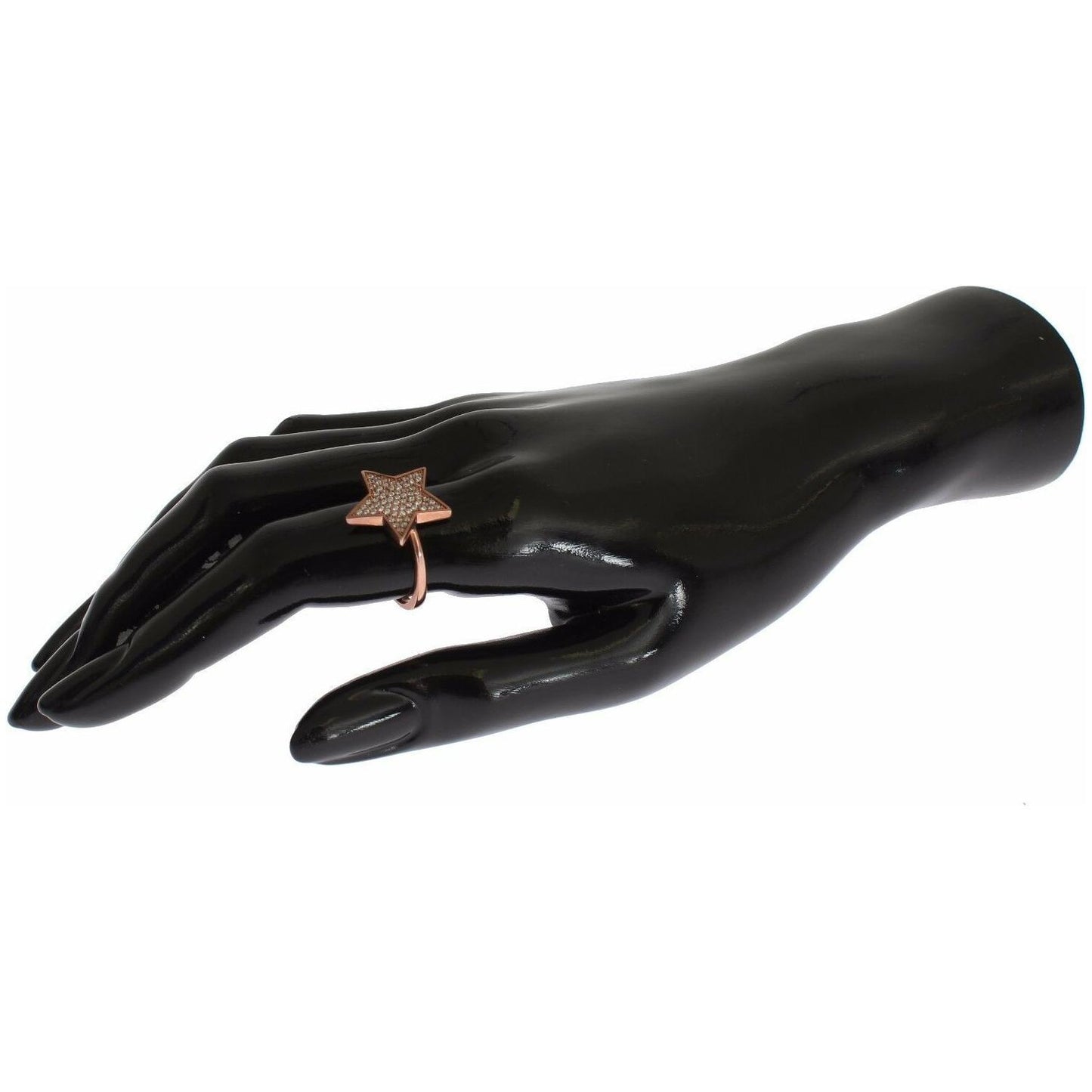 Nialaya Womens Clear CZ Star 925 Silver Ring Nialaya