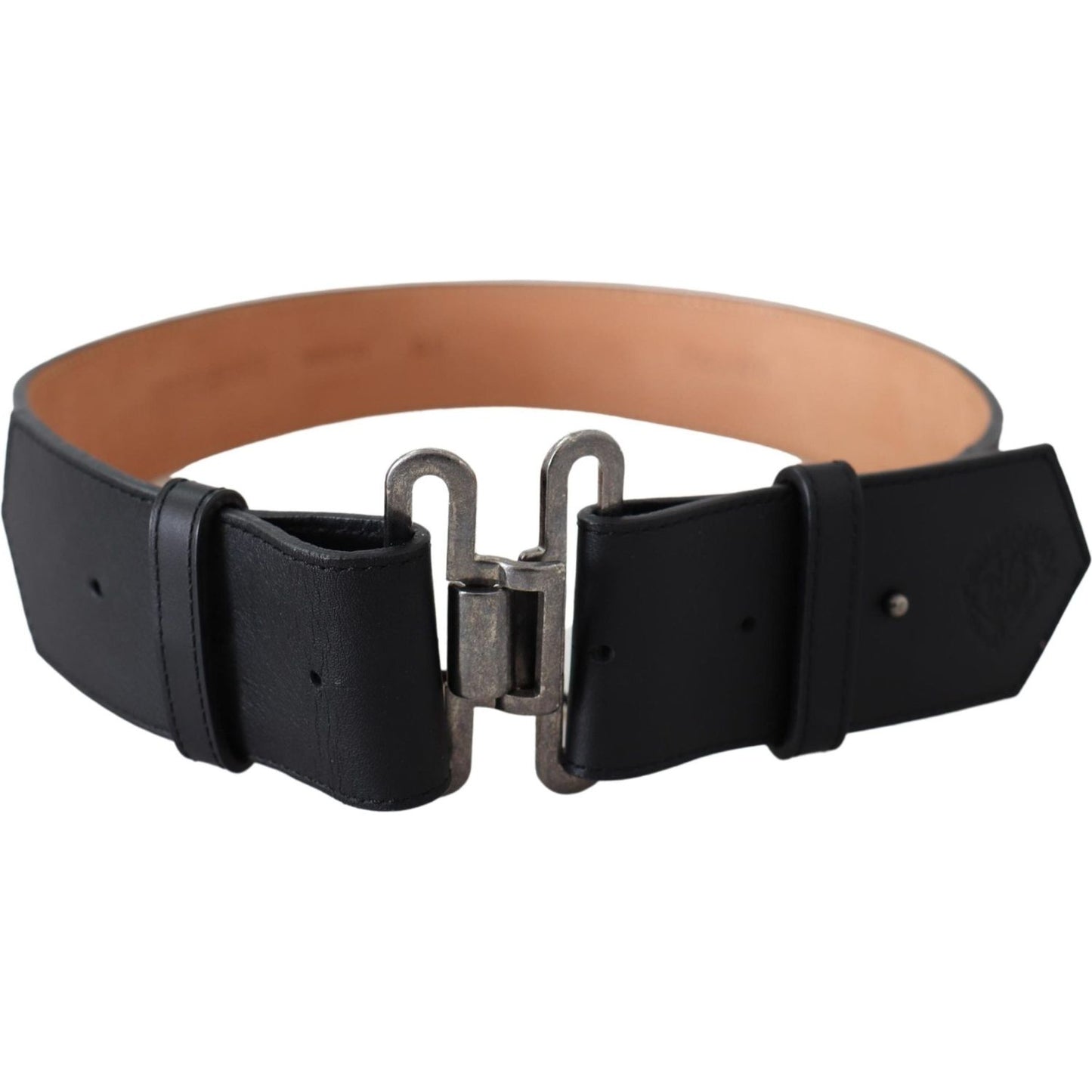 Ermanno Scervino Chic Leather Adjustable Black Belt Belt Ermanno Scervino