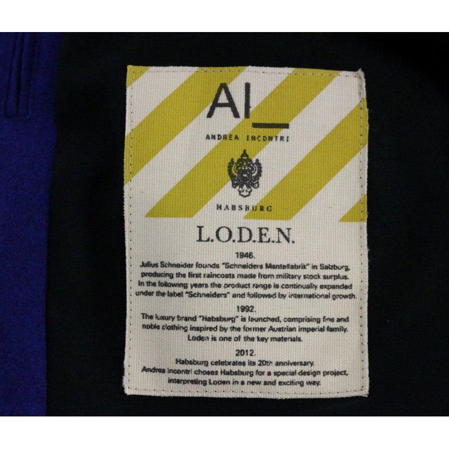 Andrea Incontri Habsburg Blue Green Wool Jacket Coat Andrea Incontri