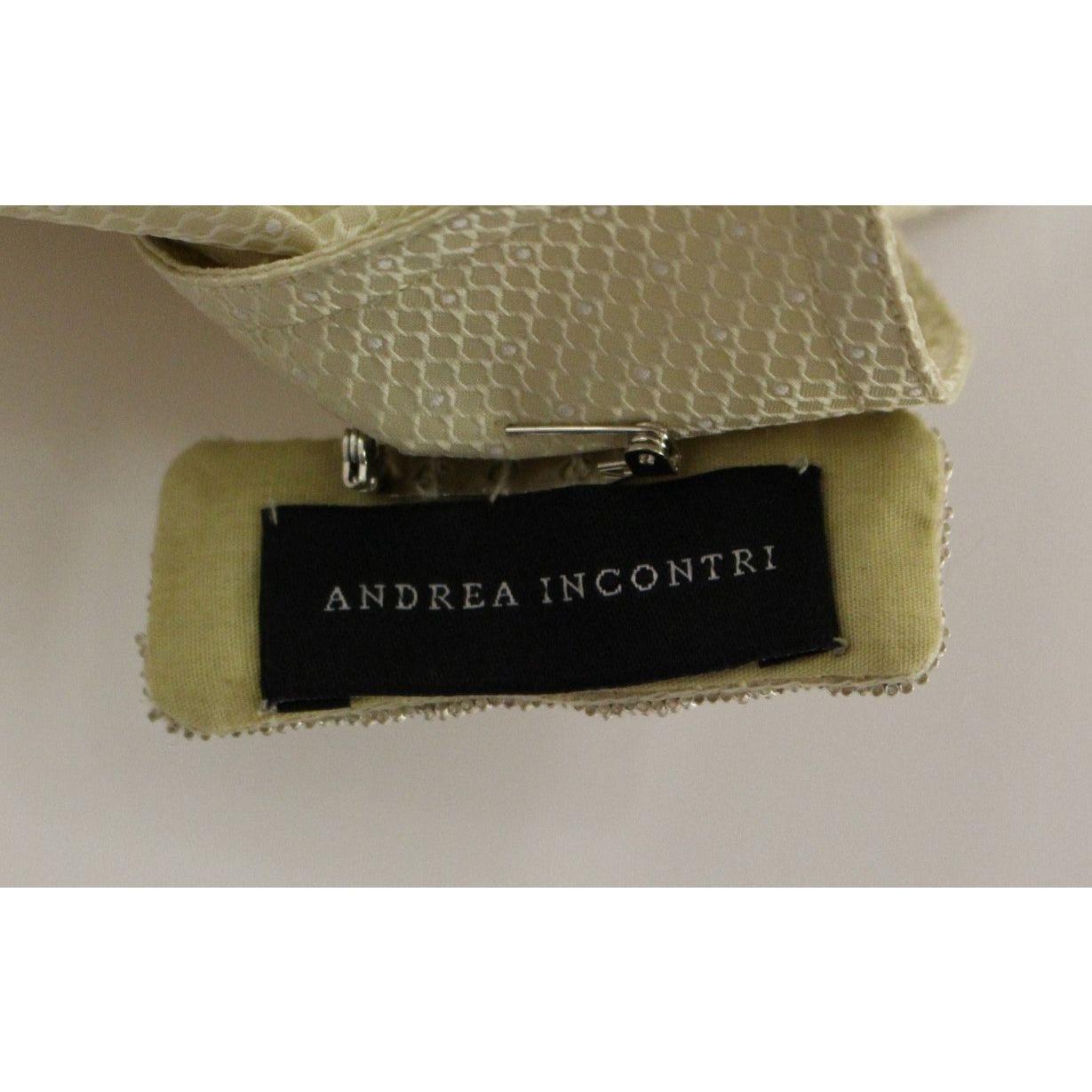 Andrea Incontri Beige Sleeveless Blouse Top Andrea Incontri