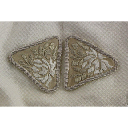 Andrea Incontri White Cotton Floral Embroidery Skirt Andrea Incontri