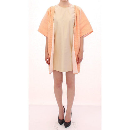 Andrea Incontri Pink Short Sleeves Jacket Coat Andrea Incontri