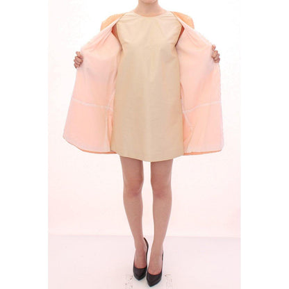 Andrea Incontri Pink Short Sleeves Jacket Coat Andrea Incontri