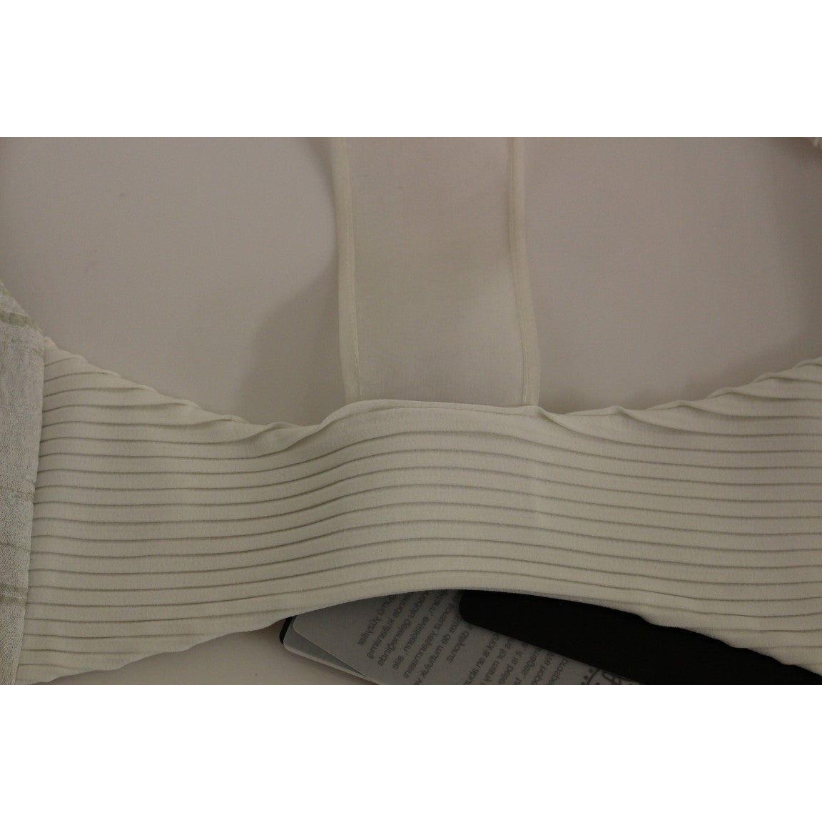 Arzu Kaprol White Lashes Open Back Vest Jacket Arzu Kaprol