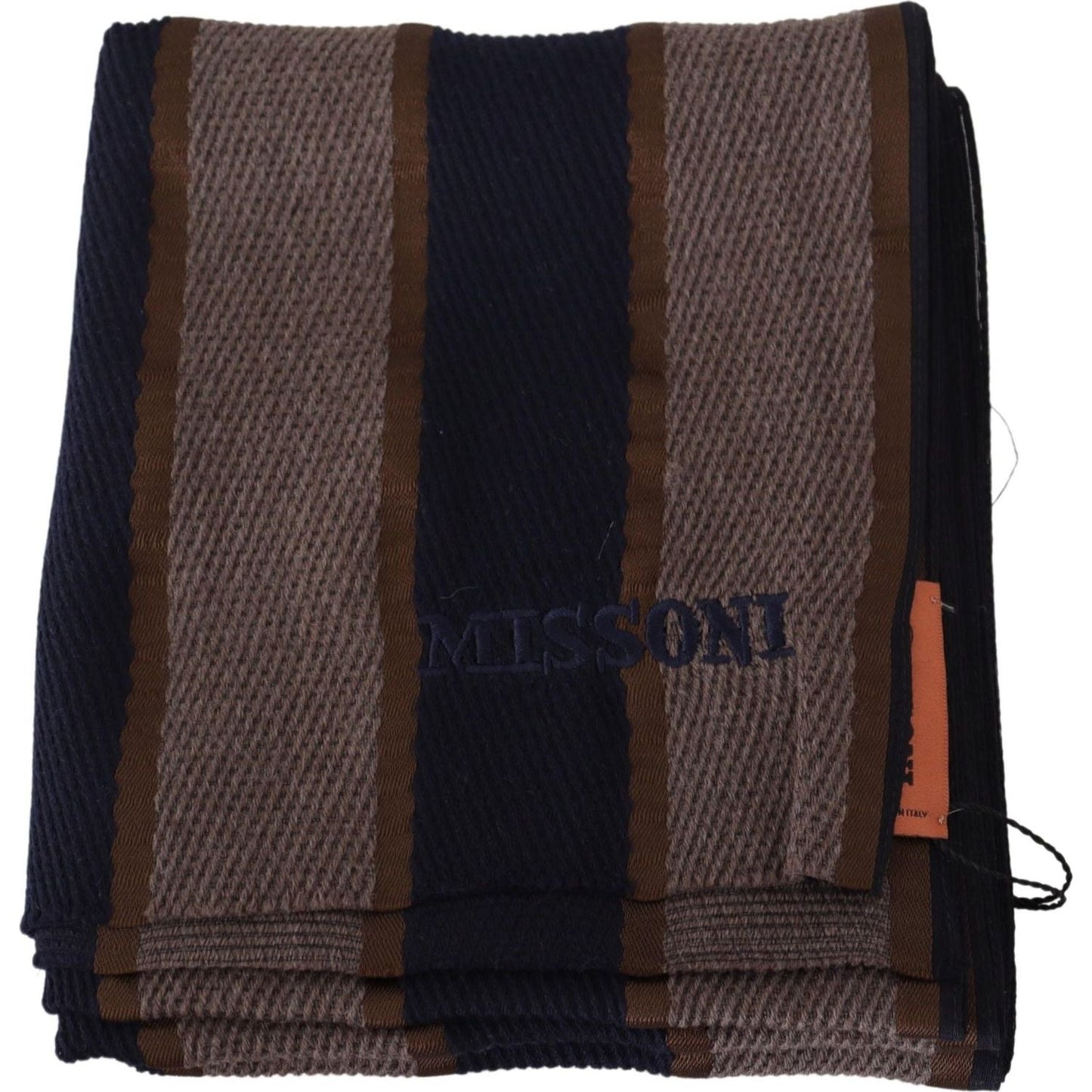 Missoni Elegant Striped Wool Scarf Missoni