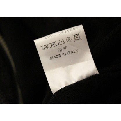 La Maison du Couturier Black Leather Jumpsuit La Maison du Couturier