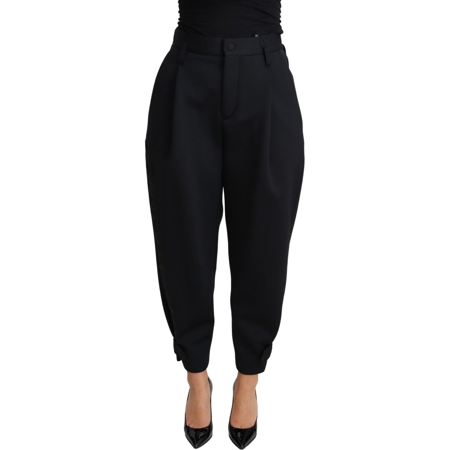 Dolce & Gabbana Elegant High-Waist Cropped Trousers Dolce & Gabbana