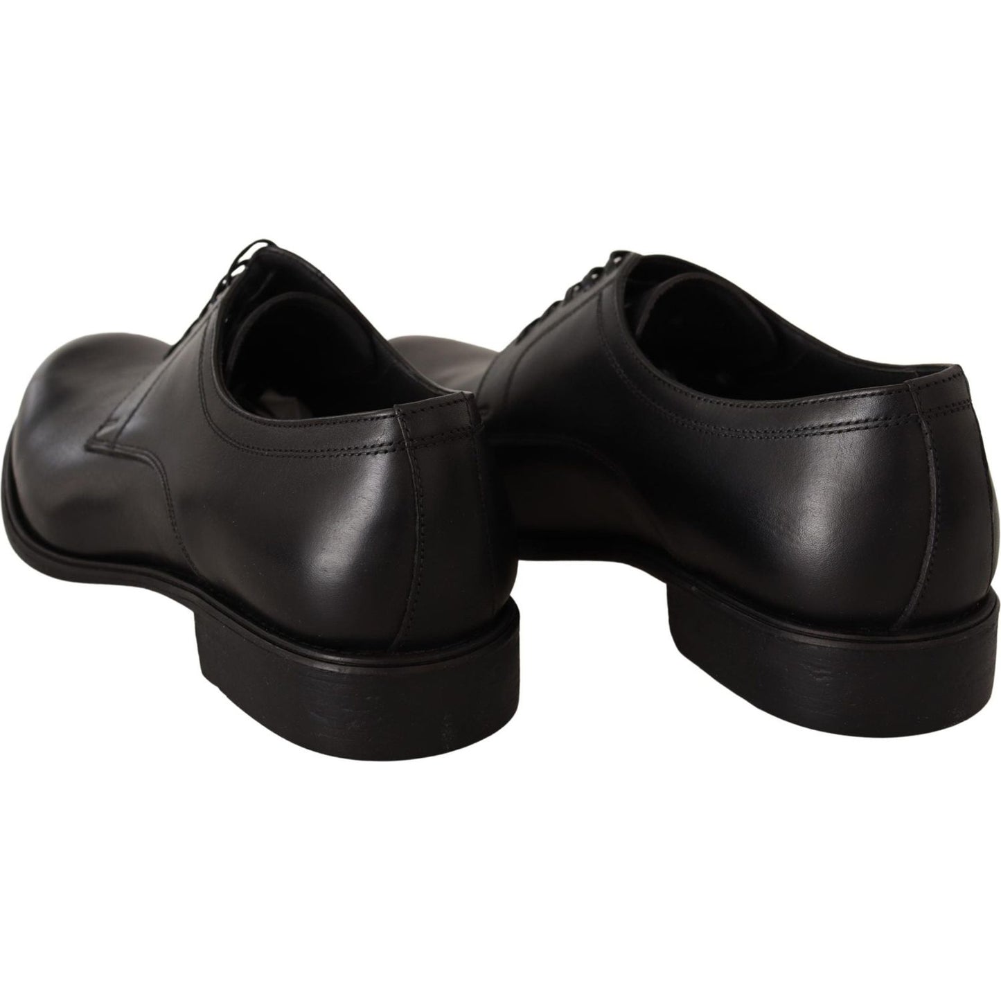 Dolce & Gabbana Elegant Black Derby Formal Shoes Dress Shoes Dolce & Gabbana