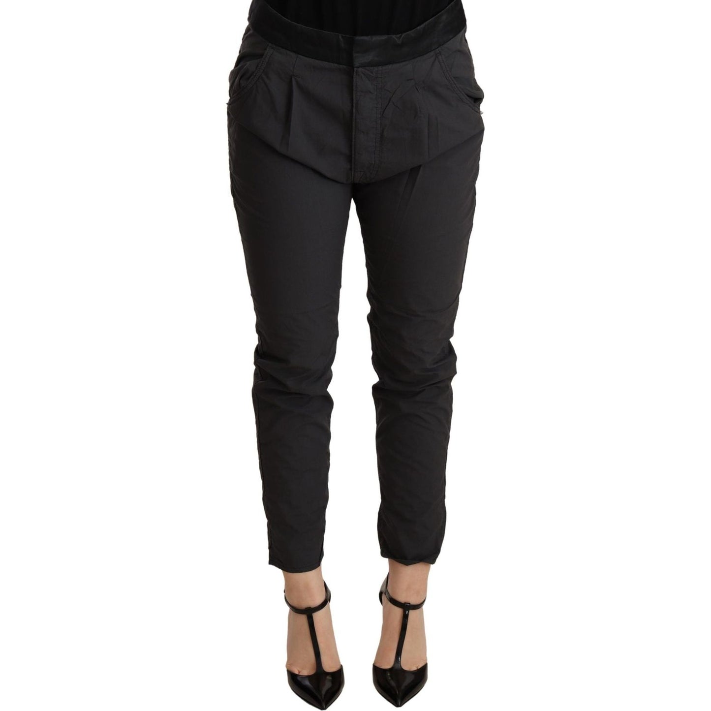 CYCLE Elegant Mid Waist Slim Fit Skinny Pants WOMAN TROUSERS CYCLE