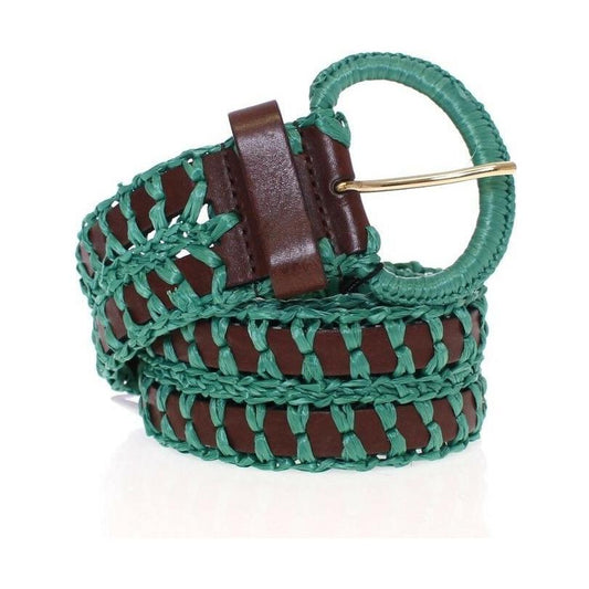 Dolce & Gabbana Enchanting Corset-Style Woven Raffia Belt WOMAN BELTS Dolce & Gabbana