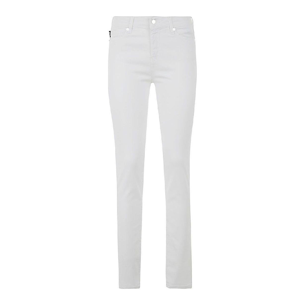 Love Moschino White Cotton Women Jeans Love Moschino