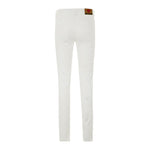Love Moschino White Cotton Women's Jean Love Moschino Light Gray