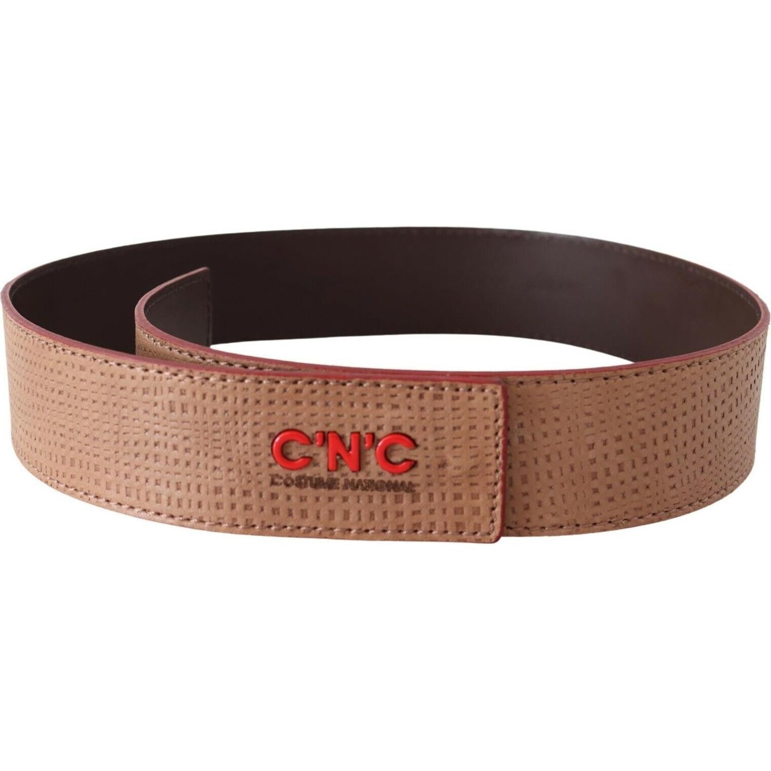 حزام أنيق من الجلد باللون البيج من إنتاج شركة كوستيوم ناشيونال