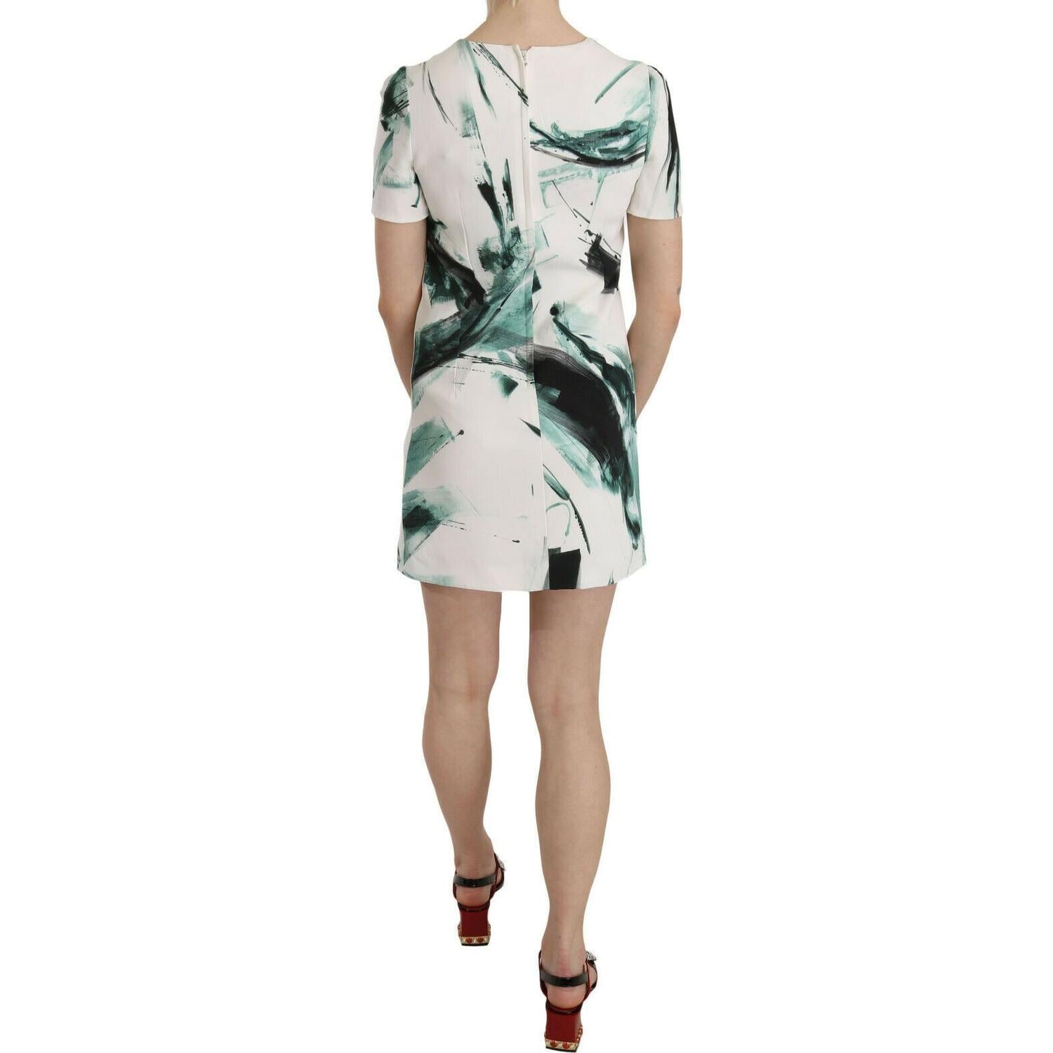 فستان قصير أنيق باللون الأسود من دولتشي آند غابانا