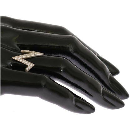 Nialaya Silver Authentic Womens Clear Ring Nialaya