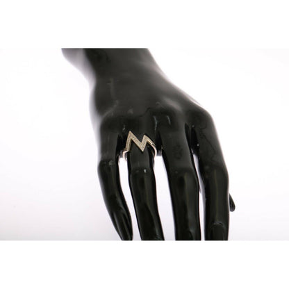 Nialaya Silver Authentic Womens Clear Ring Nialaya