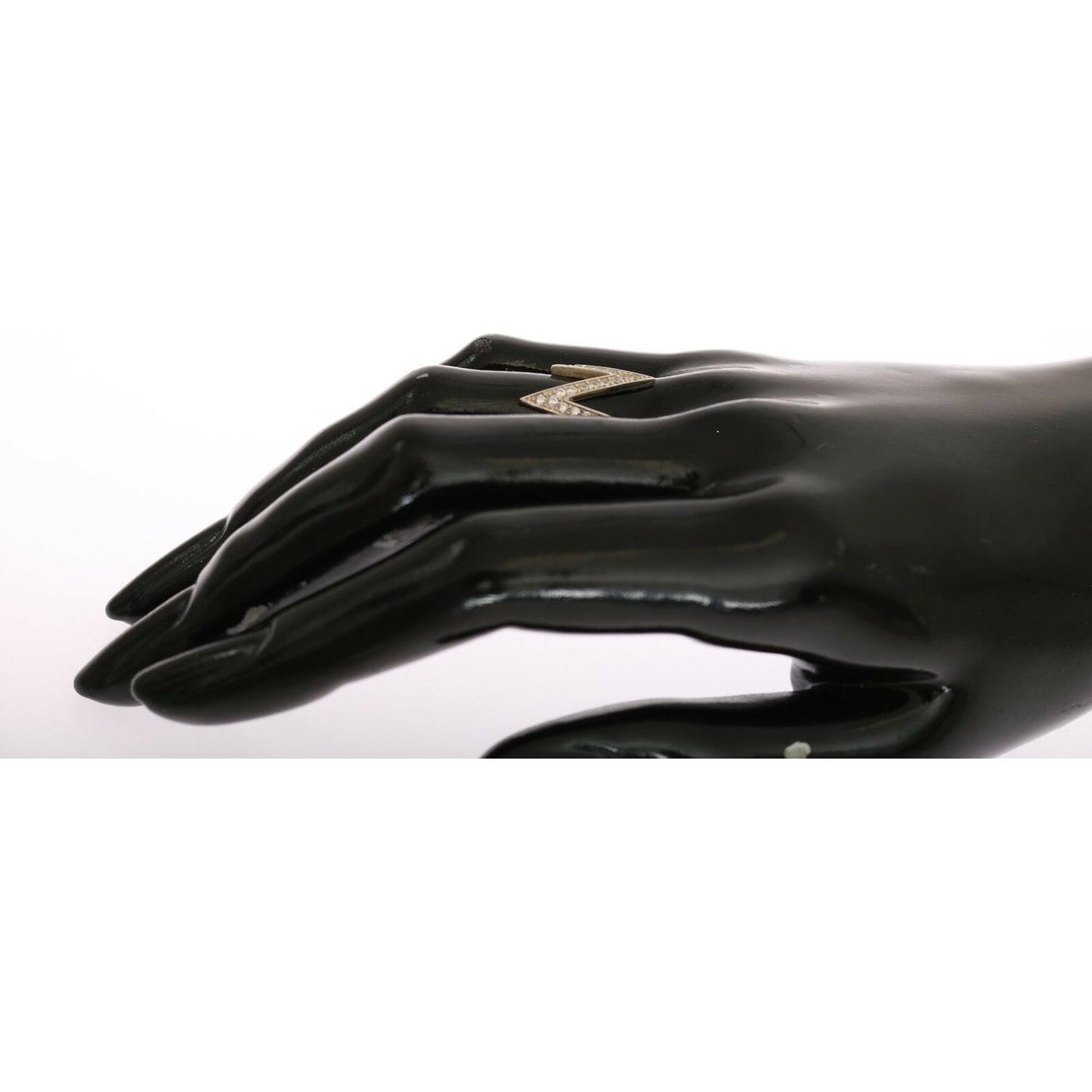 Nialaya Silver Authentic Womens Clear Ring Nialaya