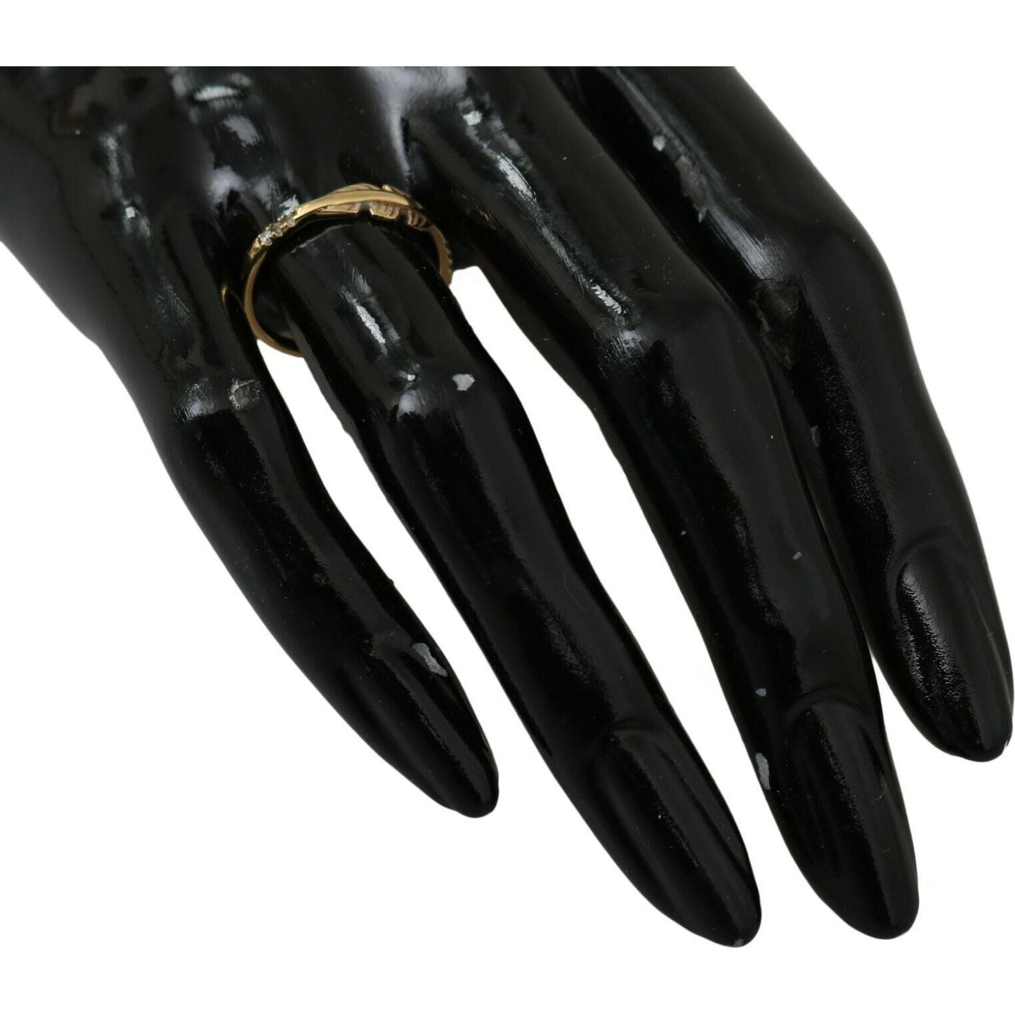 Nialaya Gold Feather Clear CZ 925 Silver Women Nialaya