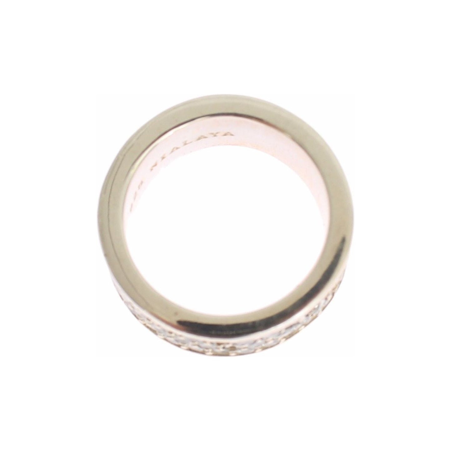 Nialaya Silver Womens CZ 925 Sterling Ring Nialaya