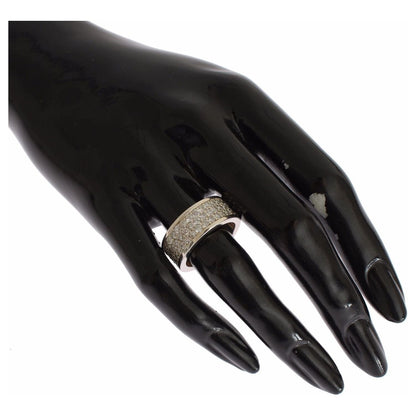 Nialaya Silver Womens CZ 925 Sterling Ring Nialaya