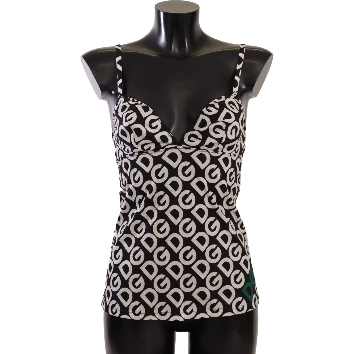 别致徽标印花吊带背心