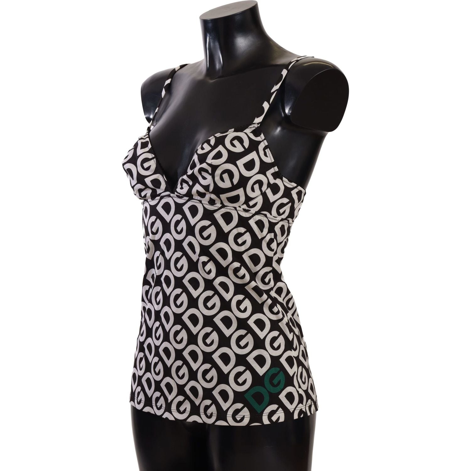 别致徽标印花吊带背心