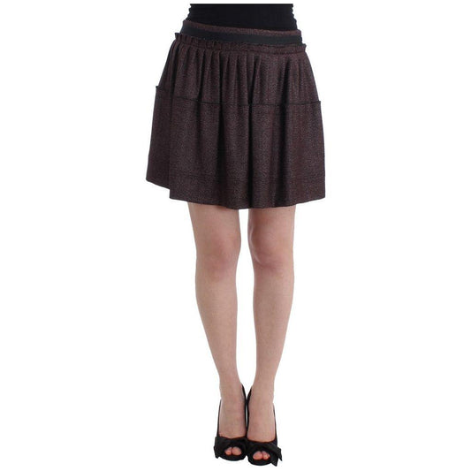 GF Ferre Purple Short Flannel Skirt