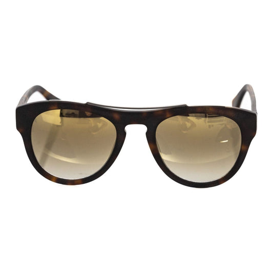 Frankie Morello Brown Acetate Mens Sunglasses Frankie Morello