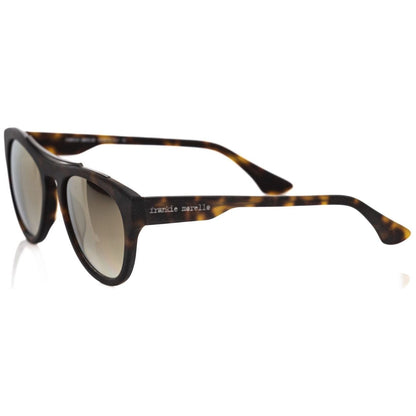 Frankie Morello Brown Acetate Mens Sunglasses Frankie Morello