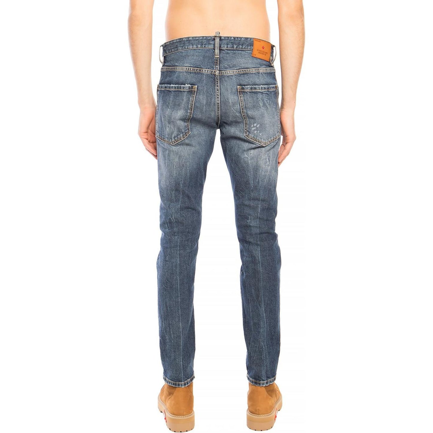 Dsquared² Navy Distressed 'Cool Guy Jean' Denim Pants Dsquared²