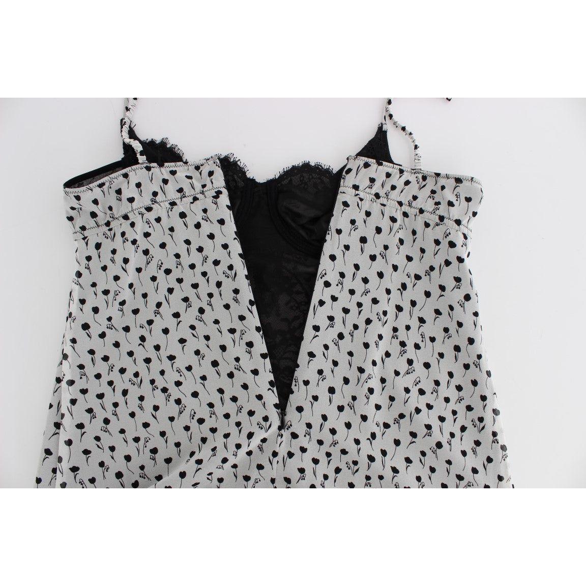 قميص من الحرير الدانتيلي الأنيق من دولتشي آند غابانا