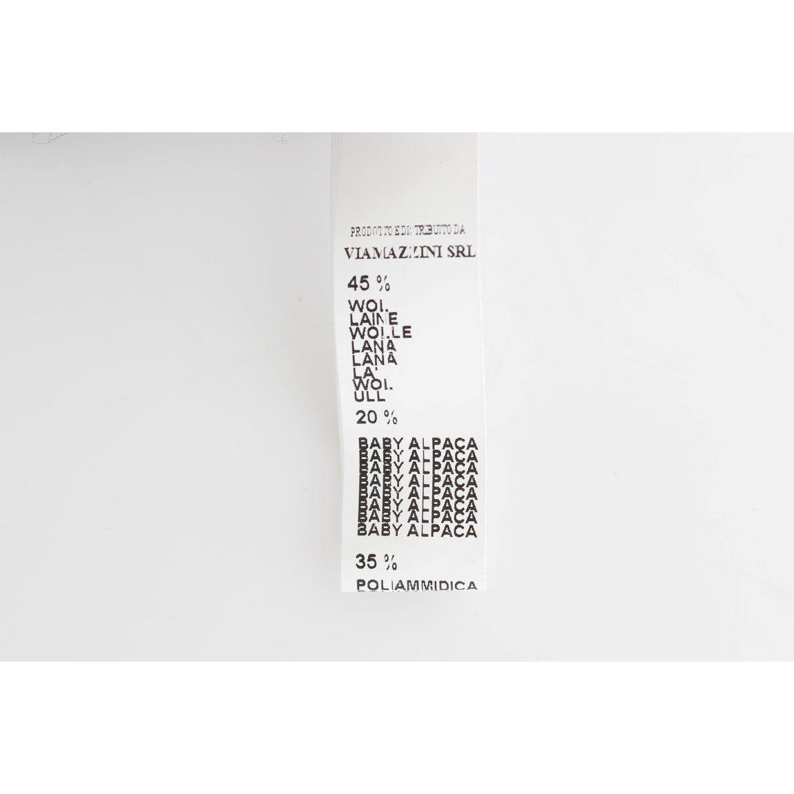 时尚短款羊驼羊毛毛衣