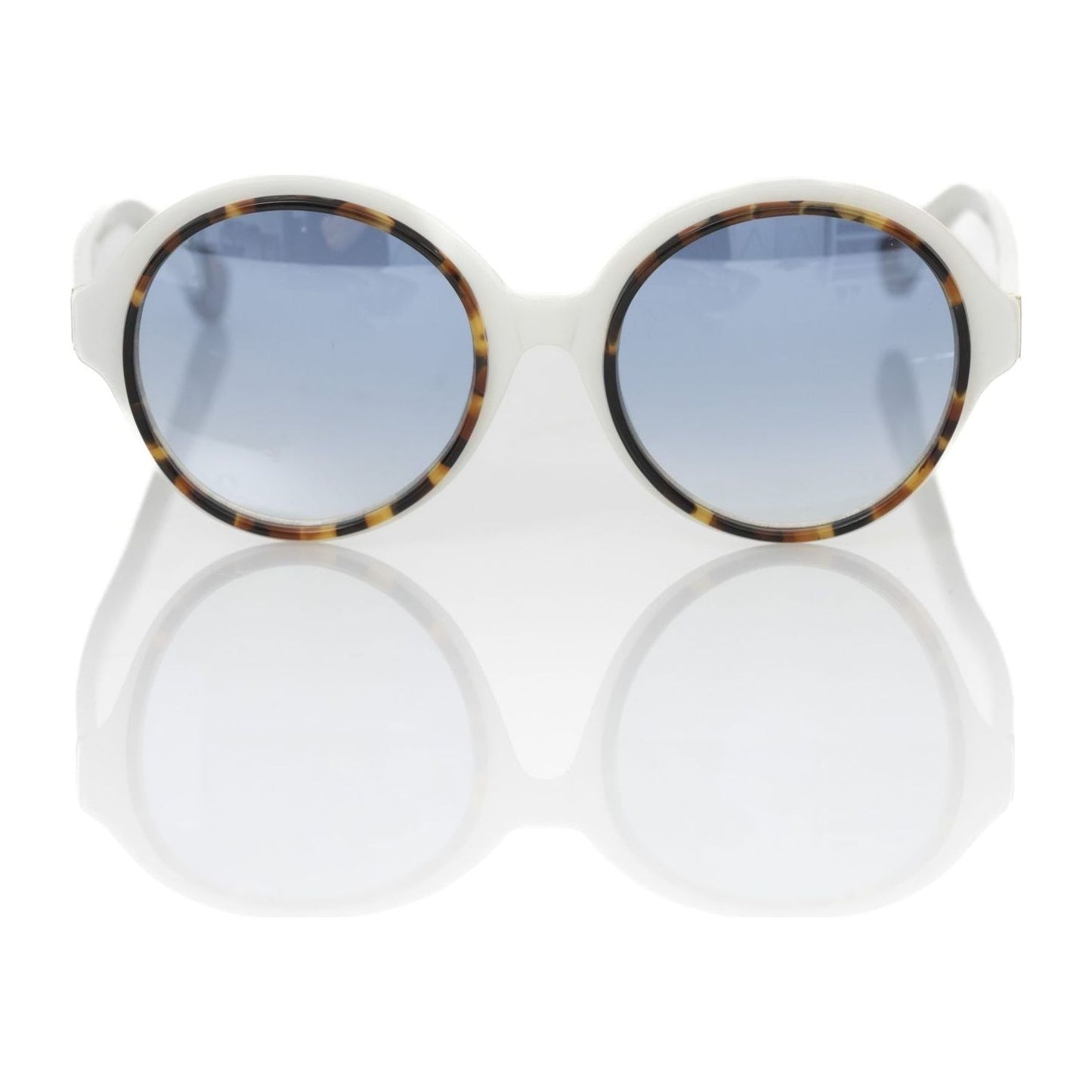 Frankie Morello White Acetate Women's Sunglass Frankie Morello