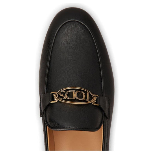 Tod's Flat shoes Black Moccasins Tod'S