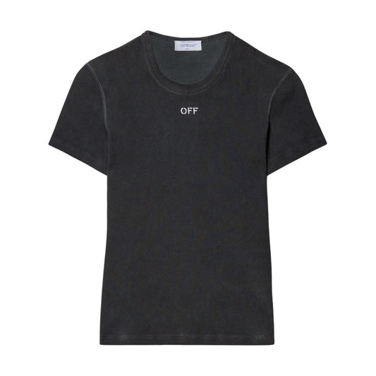 Off-White Women T-shirts Grey Topwear Off White