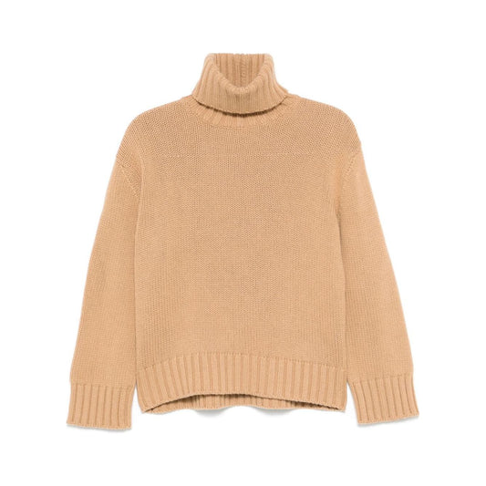 Fabiana Filippi virgin wool Sweaters Camel Topwear Fabiana Filippi