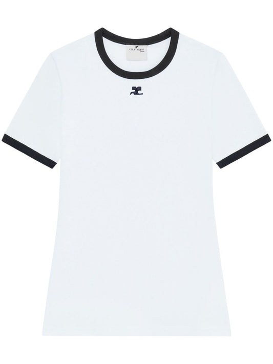 COURREGES PRE T-shirts and Polos White Topwear Courreges Pre