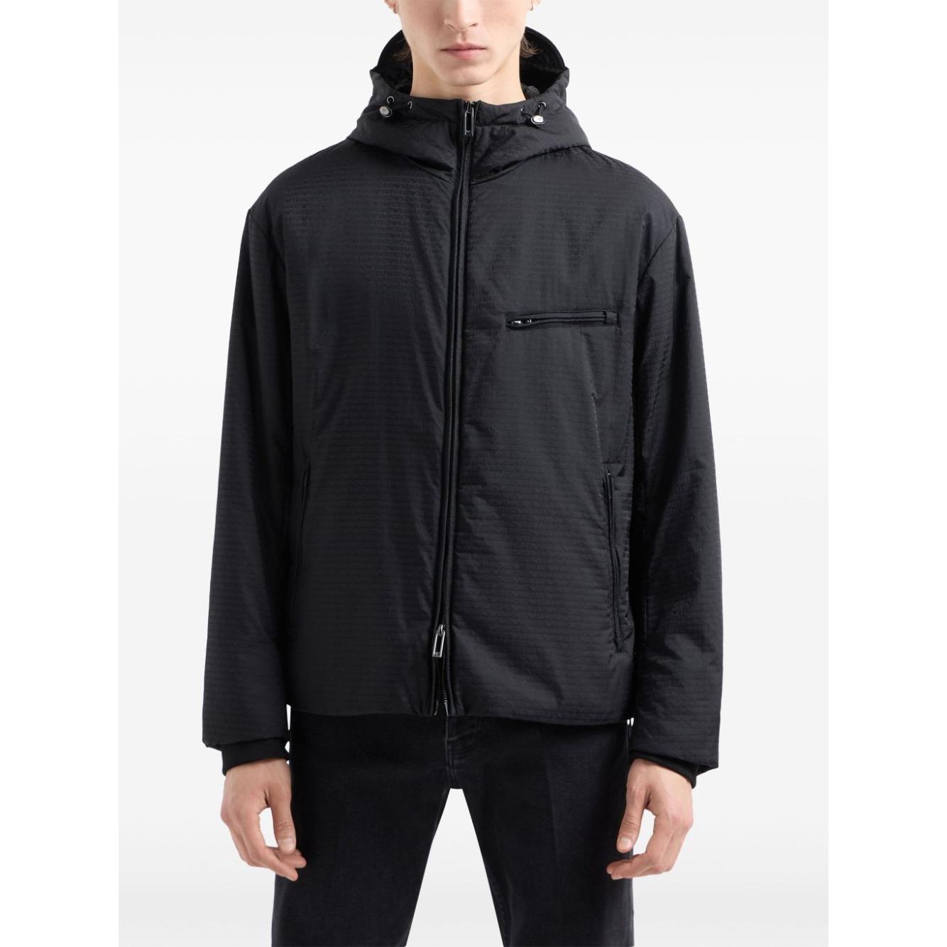 Emporio Armani Coats Black Jackets Emporio Armani