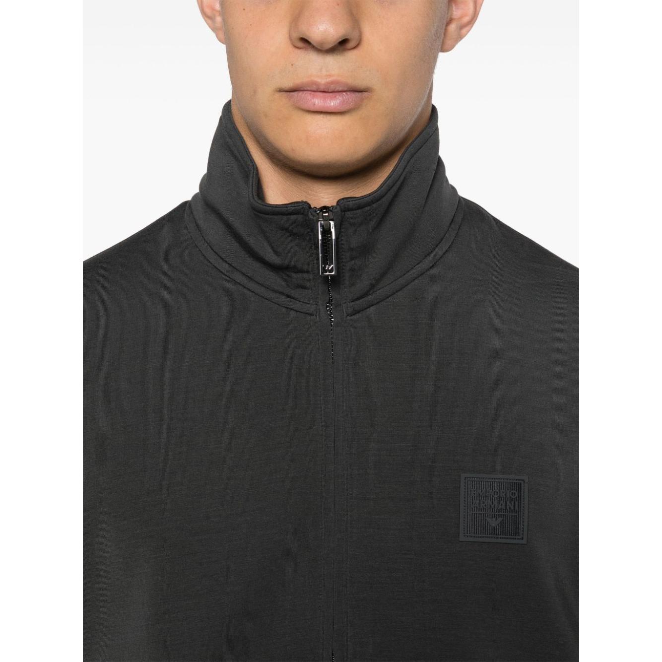 Emporio Armani Sweaters Grey Topwear Emporio Armani