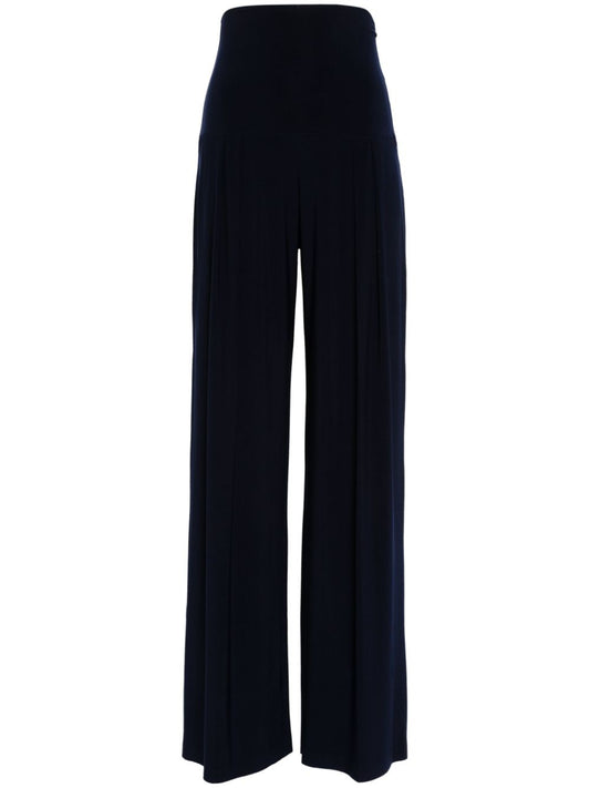 Norma Kamali Trousers Blue Trousers Norma Kamali