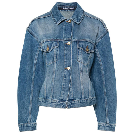 JACQUEMUS Coats Blue Jackets JACQUEMUS